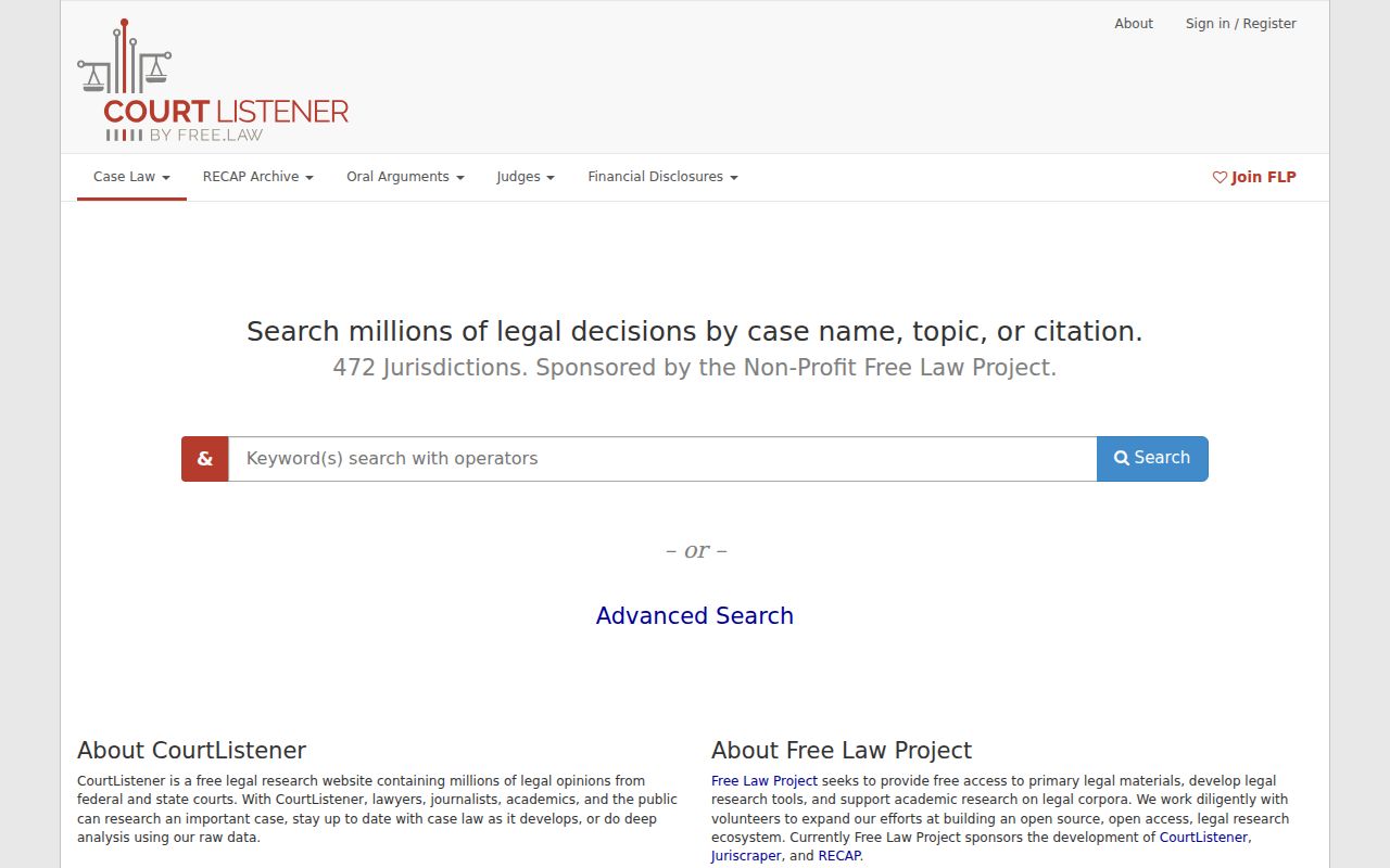 Sioux County court records CourtListener federal docket search
